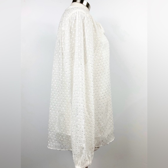 NYDJ Crinkle Clip Tie Blouse with Detachable Tank- EUC 👚🛍️🌟 - Picture 4 of 11